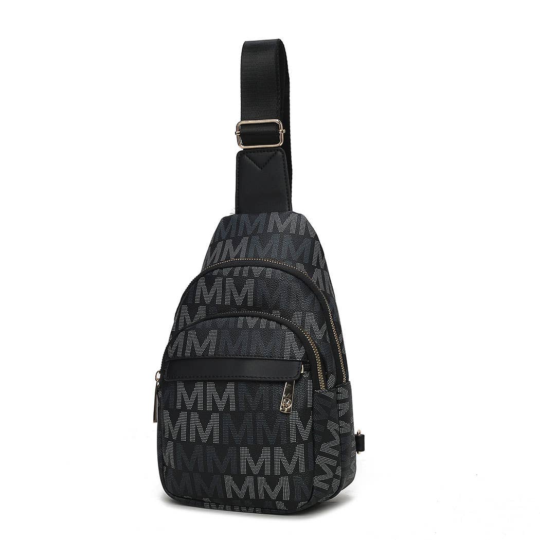 MKF Helaena M logo Printed Women Sling Bag by Mia K