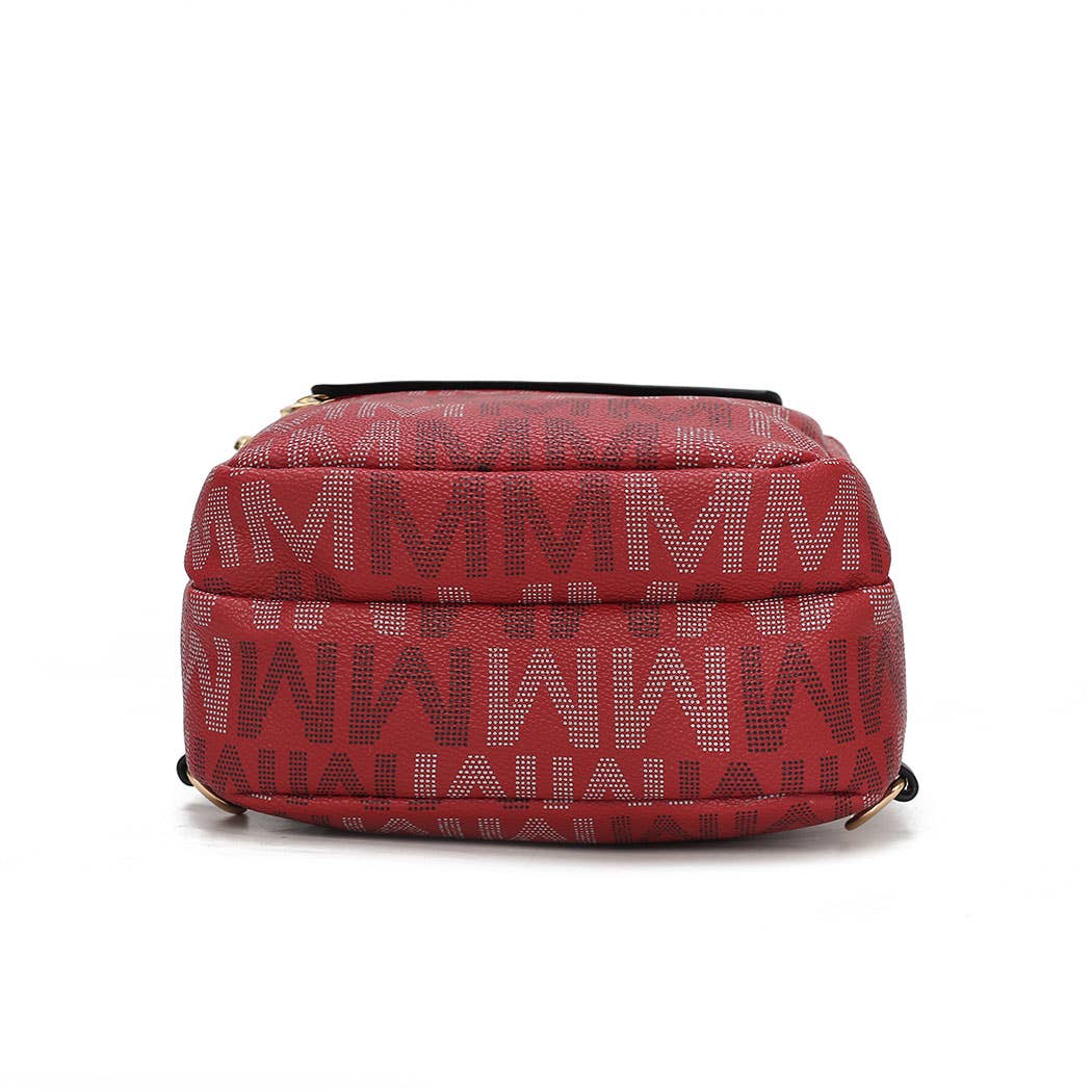 MKF Helaena M logo Printed Women Sling Bag by Mia K