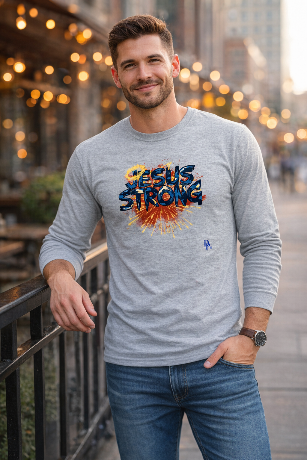 Jesus Strong Long Sleeve T-Shirt