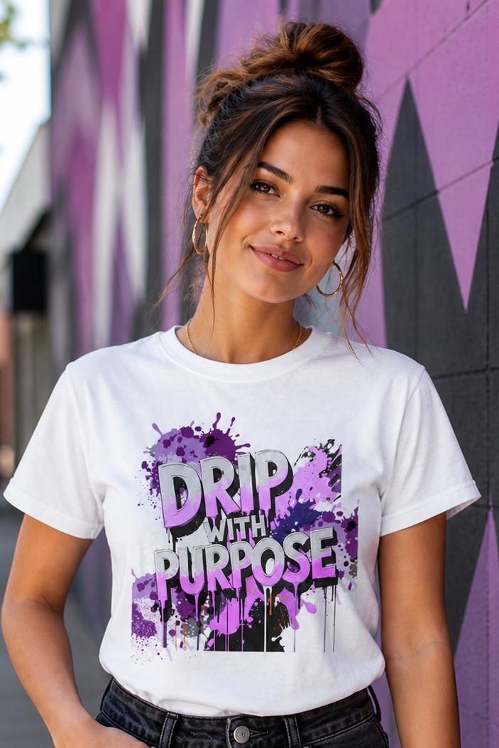 Drip with Purpose-Purple
