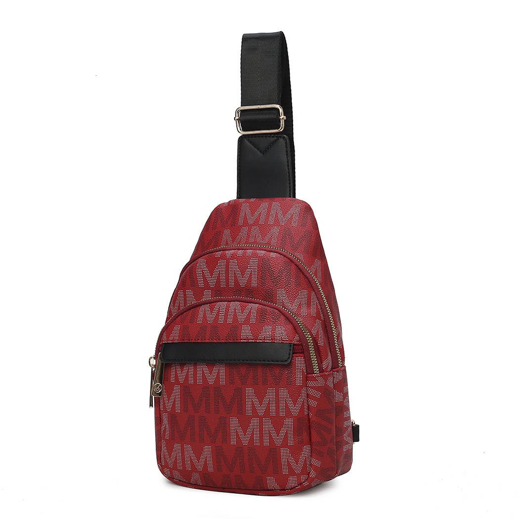 MKF Helaena M logo Printed Women Sling Bag by Mia K