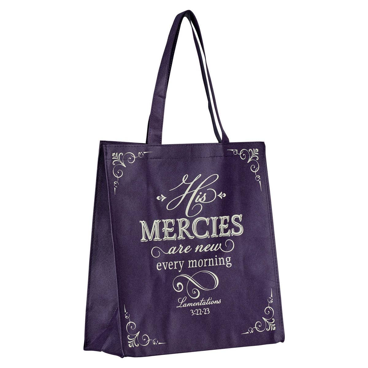 Tote Purple His Mercies Are New Lam. 3:22-23