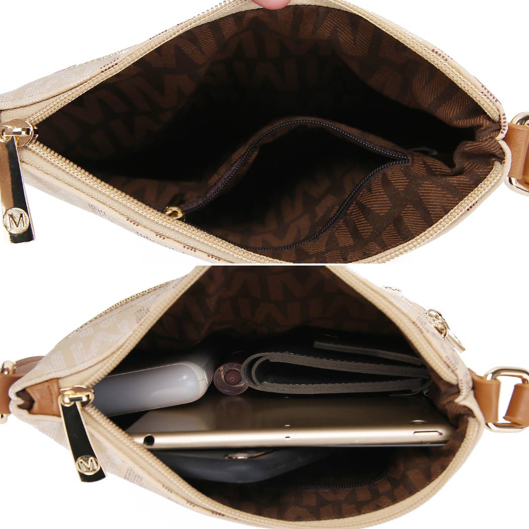 Beatrice Signature Multi Crossbody Handbag Women by Mia K.