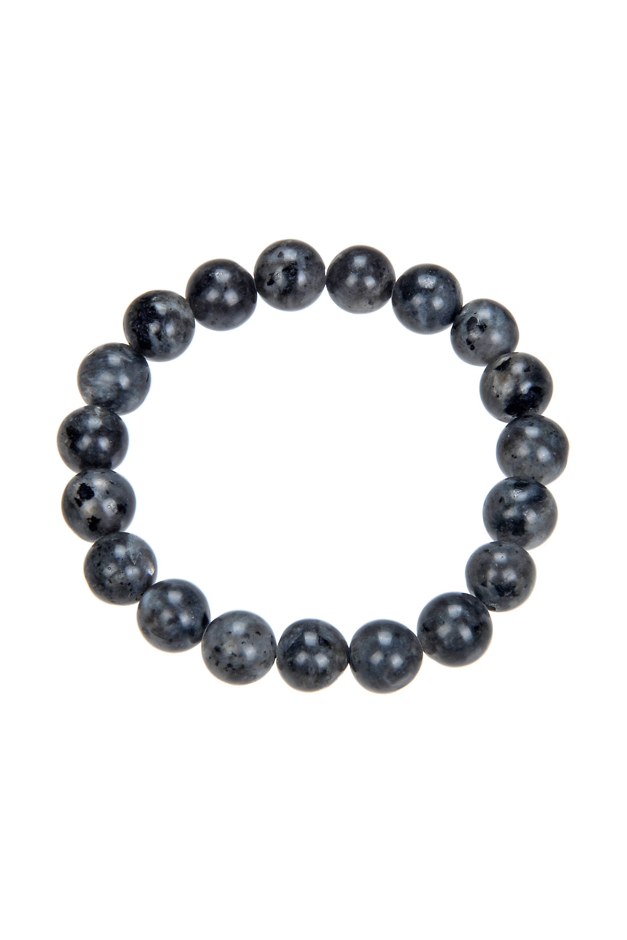 Black Labradorite Beaded Bracelet