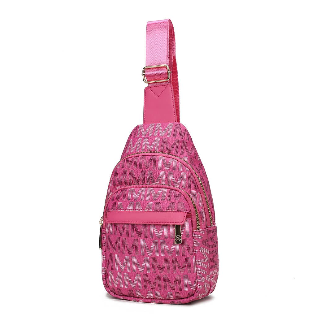 MKF Helaena M logo Printed Women Sling Bag by Mia K