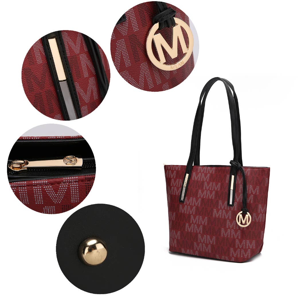 Aylet M Tote with Mini Handbag and Wristlet Womenby Mia K.