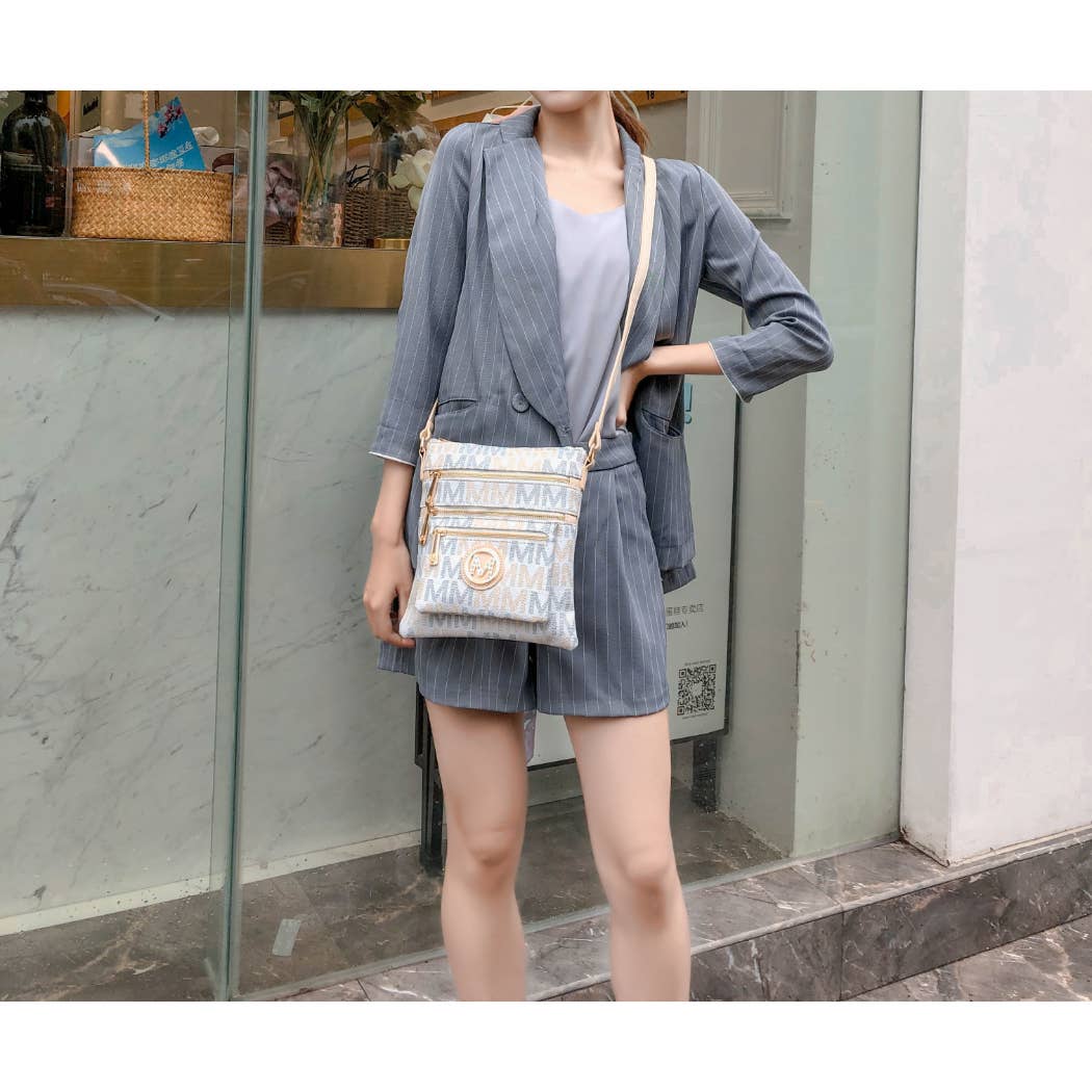 Beatrice Signature Multi Crossbody Handbag Women by Mia K.