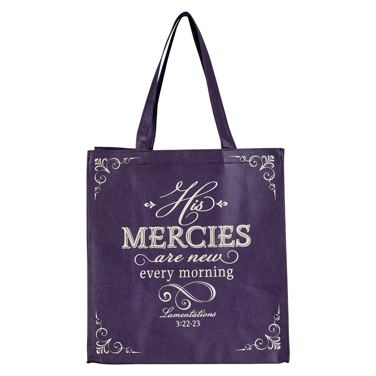 Tote Purple His Mercies Are New Lam. 3:22-23