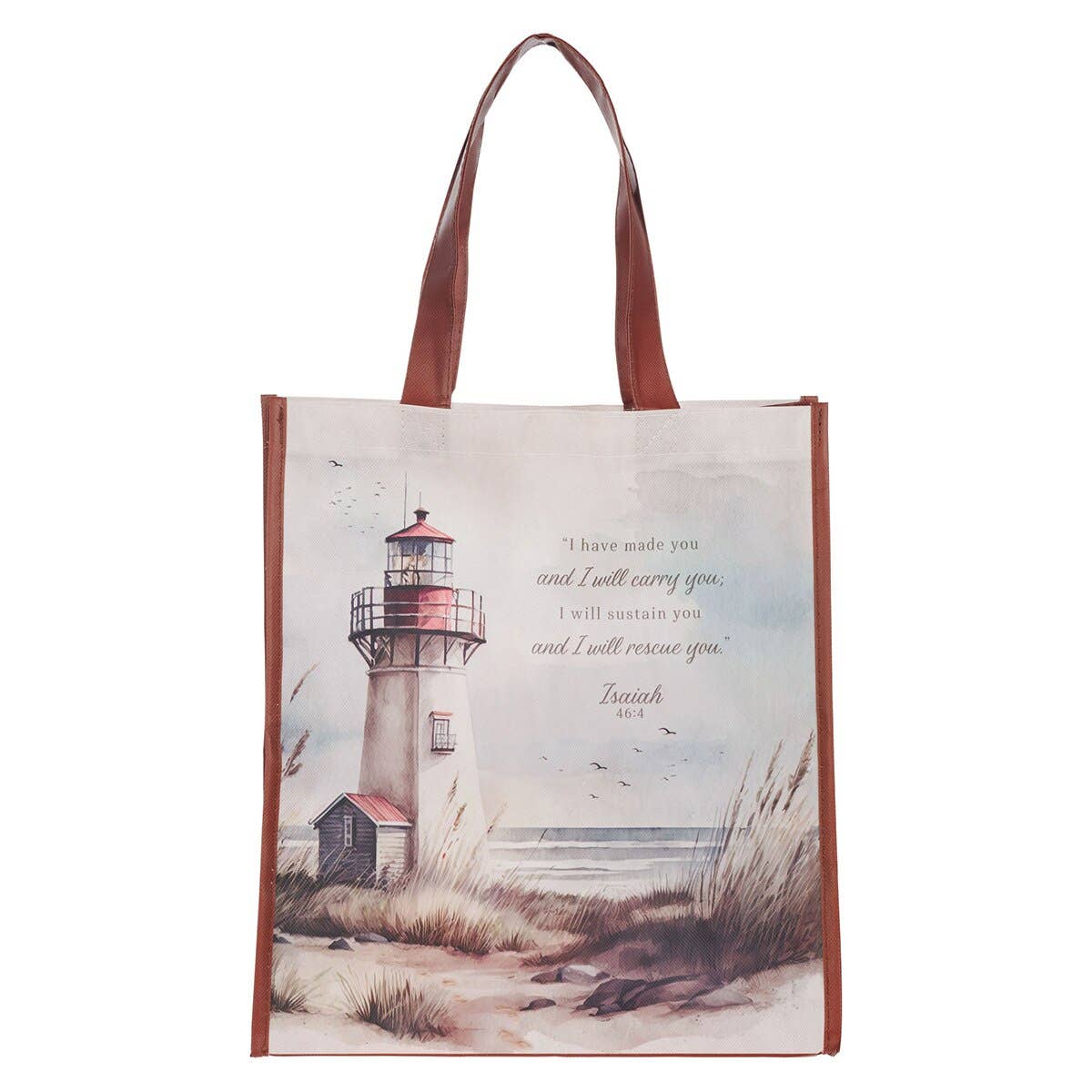 Tote Lighthouse I Will Carry You Isa. 46:4