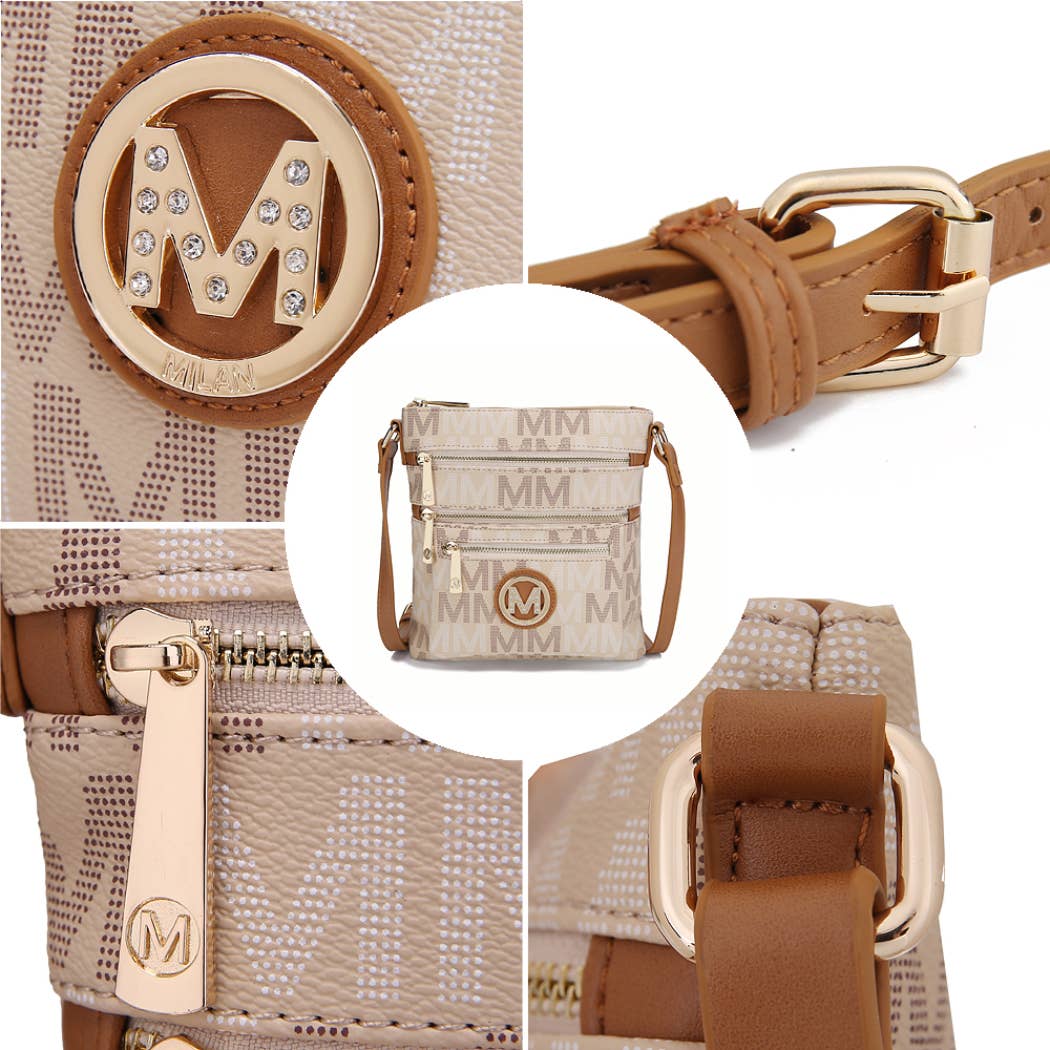 Beatrice Signature Multi Crossbody Handbag Women by Mia K.