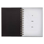 Journal Wirebound Black/Gray Be Strong Josh. 1:9