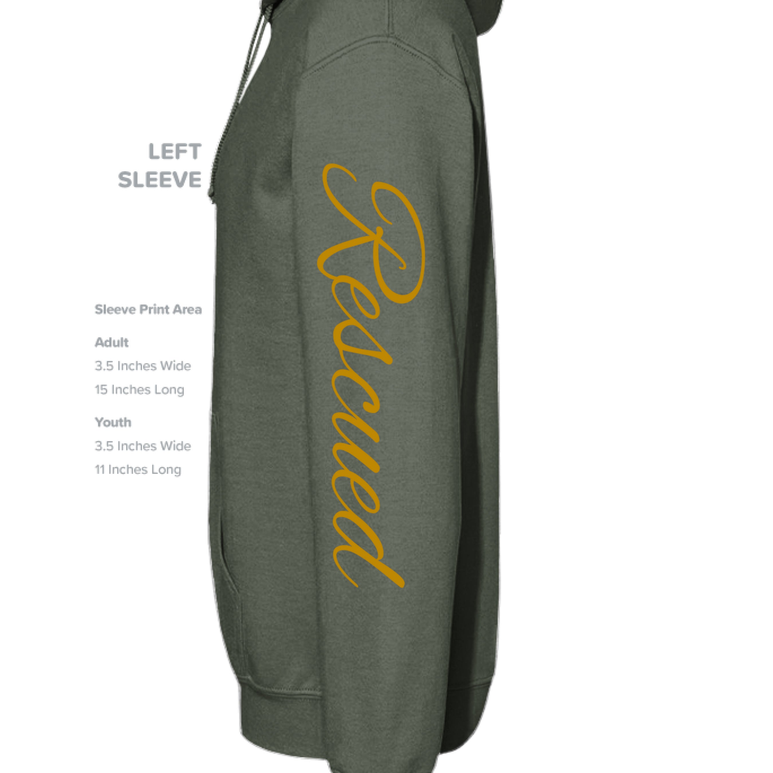 MILITARY GREEN - SLEEVE_LEFT